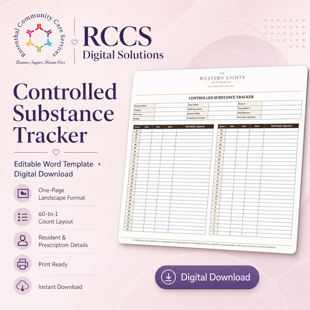 Controlled Substance Tracker