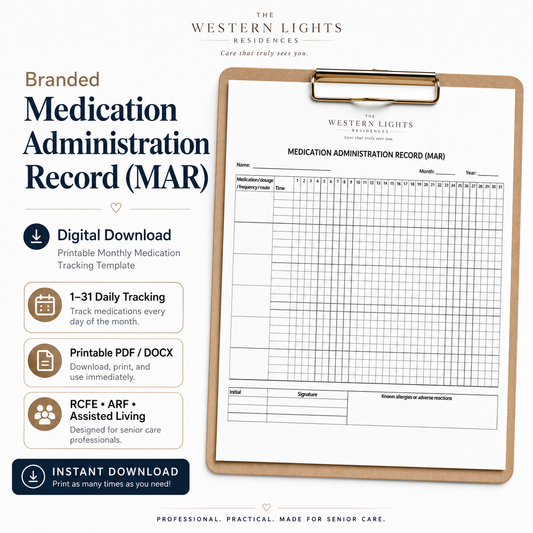 Medication Administration Records (MAR)