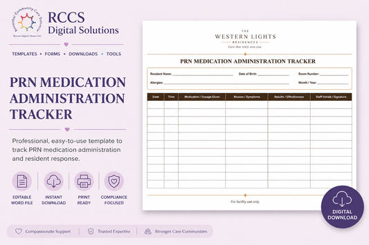 PRN Medication Administration Tracker